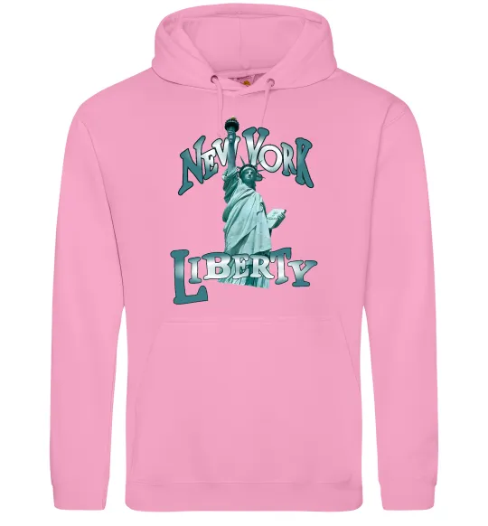 Чоловіча толстовка (худі) New York Liberty Рожевий фото