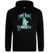 Мужская толстовка (худи) New York Liberty Черный фото