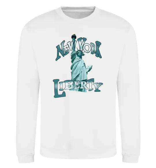 Свитшот New York Liberty Белый фото