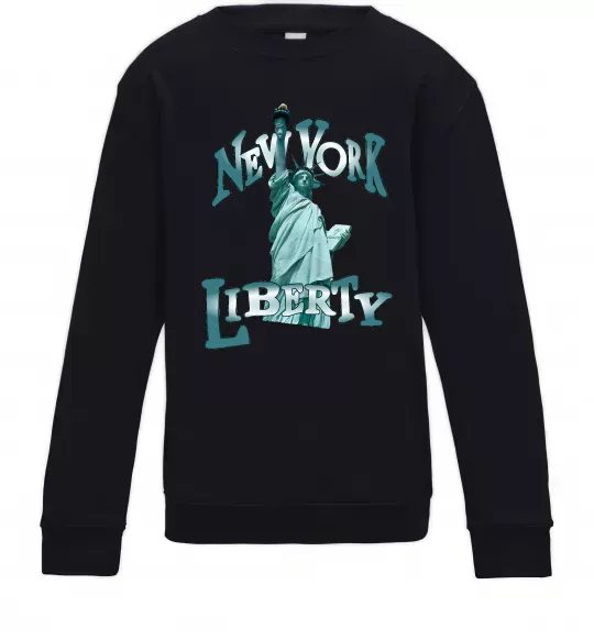 Детский Свитшот New York Liberty Черный фото
