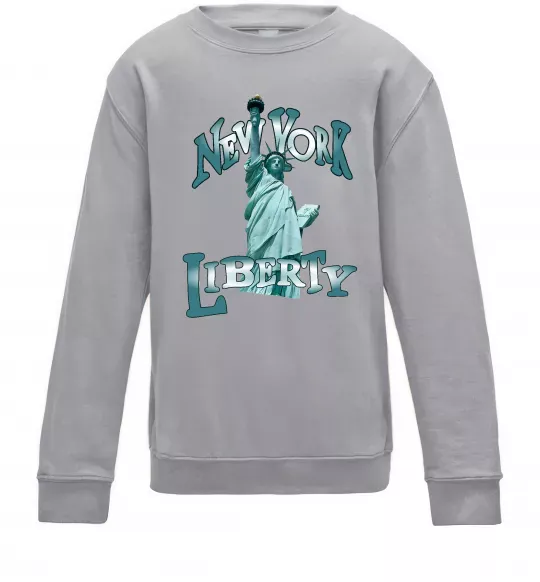 Детский Свитшот New York Liberty Серый меланж фото
