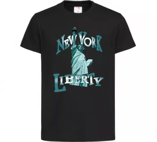 Детская футболка New York Liberty Черный фото