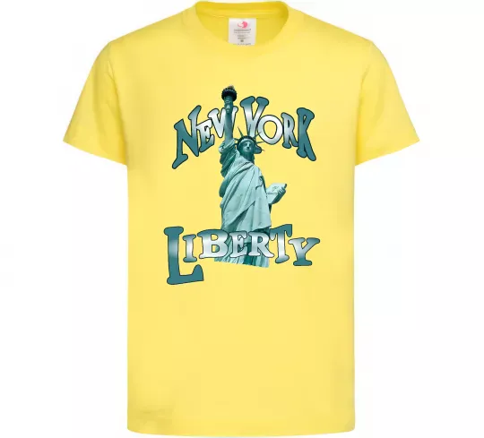 Детская футболка New York Liberty Лимонный фото