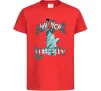 Детская футболка New York Liberty Красный фото
