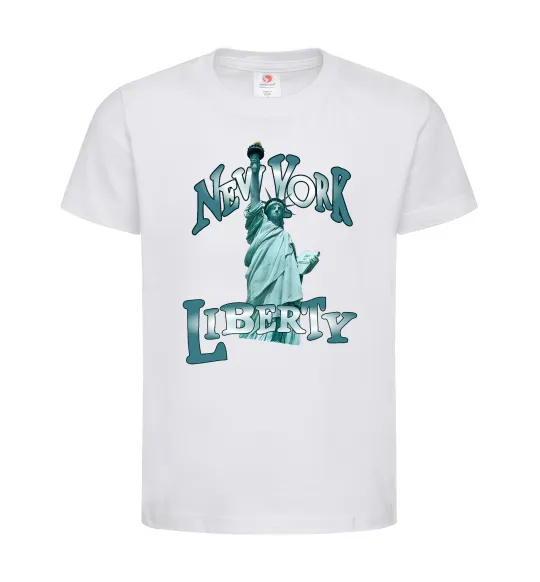 Детская футболка New York Liberty Белый фото