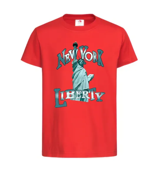 Детская футболка New York Liberty Красный фото