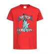 Детская футболка New York Liberty Красный фото