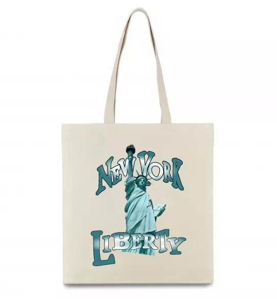 Эко-сумка New York Liberty Бежевый фото
