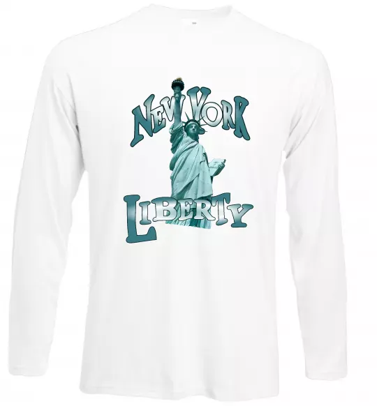 Лонгслив New York Liberty Белый фото