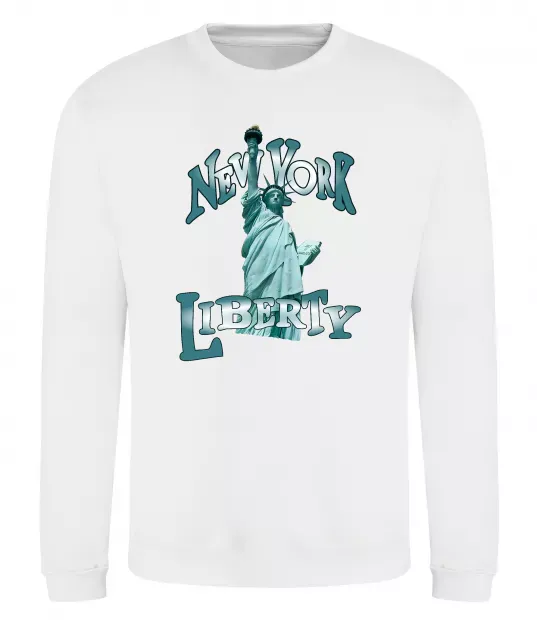 Свитшот New York Liberty Белый фото