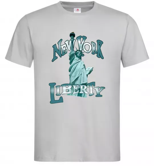 Мужская футболка New York Liberty Серый фото