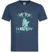 Мужская футболка New York Liberty Темно-синий фото