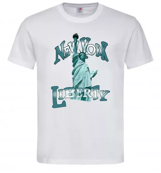 Мужская футболка New York Liberty Белый фото