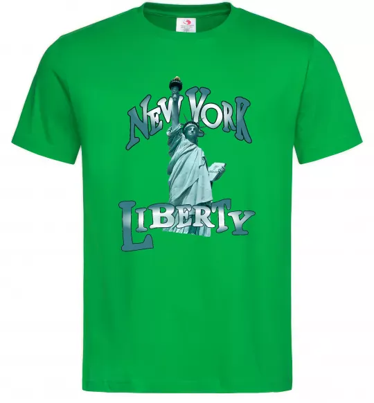 Мужская футболка New York Liberty Зеленый фото