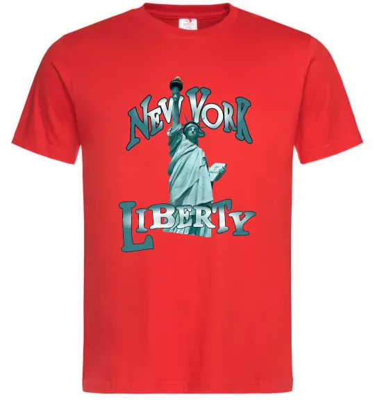 Мужская футболка New York Liberty Красный фото