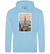 Мужская толстовка (худи) New York is always good idea Голубой фото