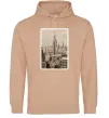 Женская толстовка (худи) New York is always good idea Песочный фото