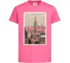 Детская футболка New York is always good idea Ярко-розовый фото