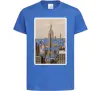 Детская футболка New York is always good idea Ярко-синий фото