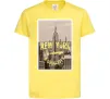 Детская футболка New York is always good idea Лимонный фото