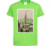 Детская футболка New York is always good idea Лаймовый фото