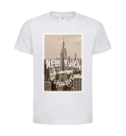 Детская футболка New York is always good idea Белый фото