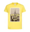 Детская футболка New York is always good idea Лимонный фото