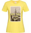 Женская футболка New York is always good idea Лимонный фото