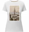 Женская премиум футболка New York is always good idea Белый фото