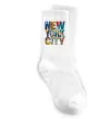 Шкарпетки New York city напис Білий фото