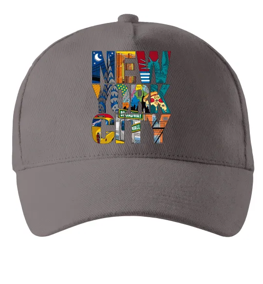 Кепка New York city напис Серый фото