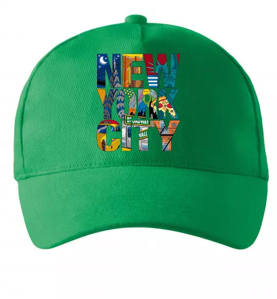 Кепка New York city напис Зеленый фото