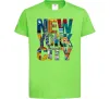 Детская футболка New York city напис Лаймовый фото
