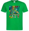 Чоловіча футболка New York city напис Зелений фото