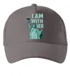 Кепка I am with her Серый фото