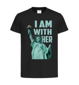 Детская футболка I am with her