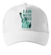 Кепка I am with her Білий фото
