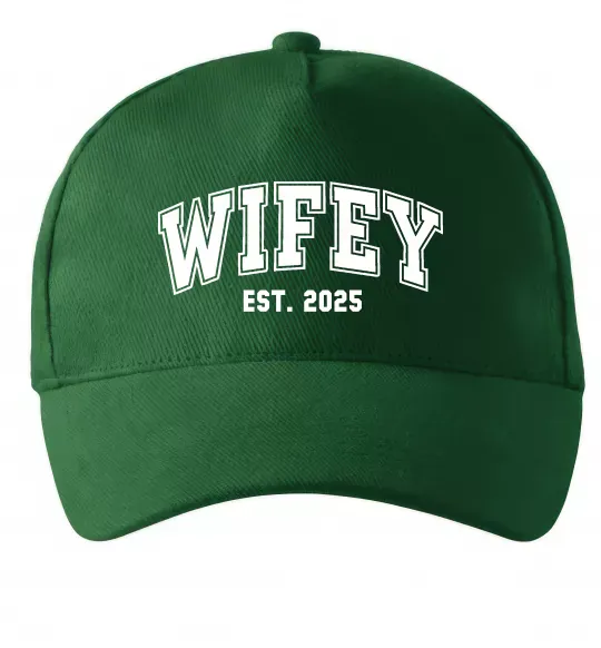 Кепка Wifey est Темно-зелений фото
