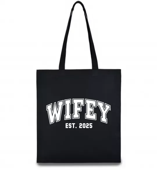 Еко-сумка Wifey est Чорний фото