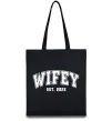 Еко-сумка Wifey est Чорний фото
