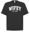 Футболка Оверсайз Wifey est Чорний фото