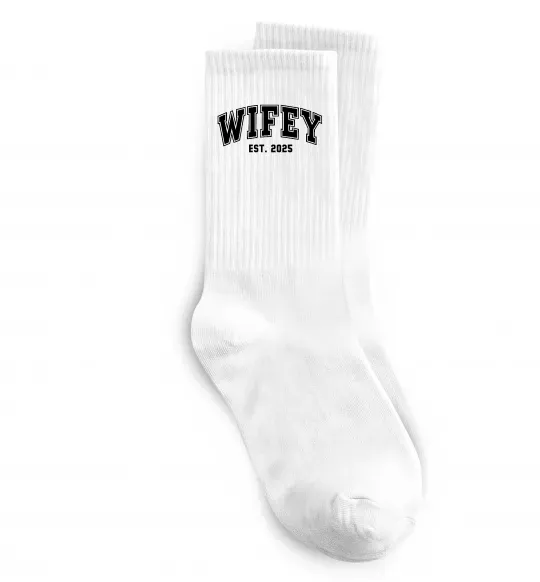 Носки Wifey est Белый фото