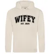 Жіноча толстовка (худі) Wifey est Таш фото
