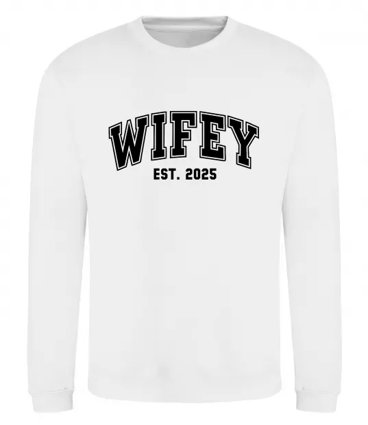 Свитшот Wifey est Белый фото
