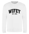 Свитшот Wifey est Белый фото