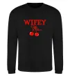 Свитшот Wifey chery Черный фото