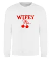 Свитшот Wifey chery Белый фото