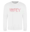 Світшот Wifey Білий фото
