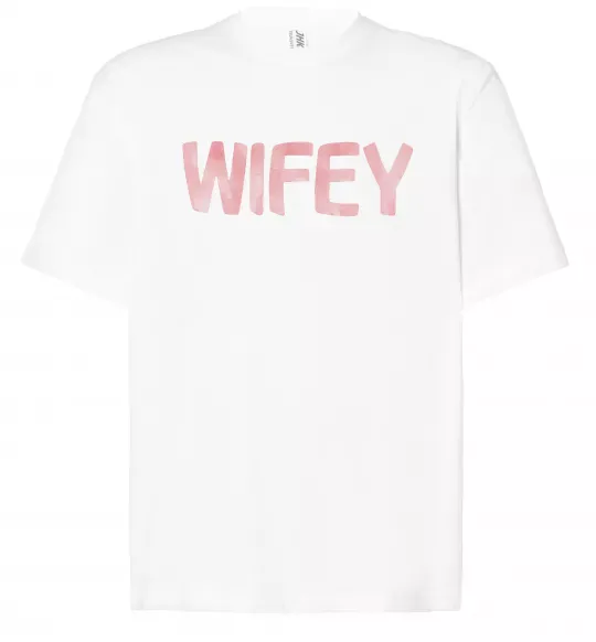 Футболка Оверсайз Wifey Белый фото