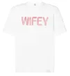 Футболка Оверсайз Wifey Белый фото